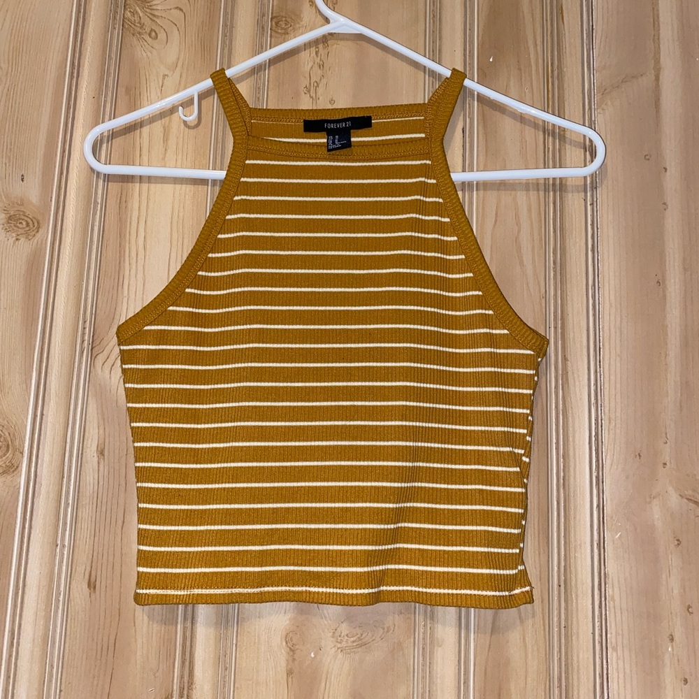 Forever 21 Orange Crop Top